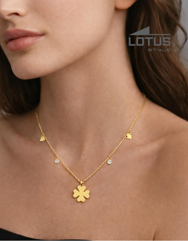 Lotus Style stainless steel necklace